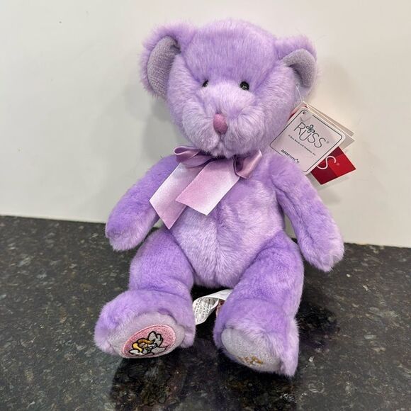 Russ Star-Scopes Birthday Zodiac Bear Virgo 11 inch Handmade - Picture 1 of 12